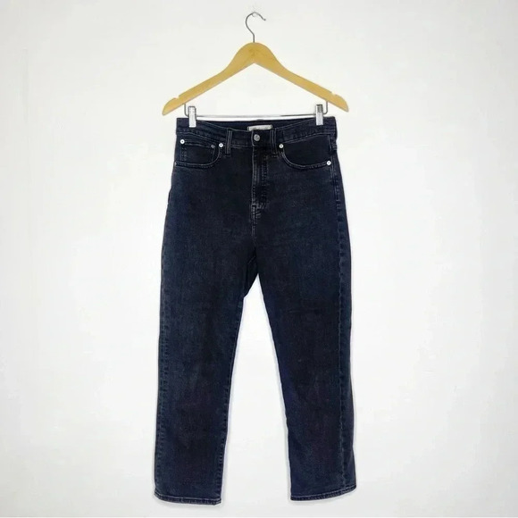 Madewell Classic Straight Leg Denim Jeans Gray Size 27 - Picture 1 of 6